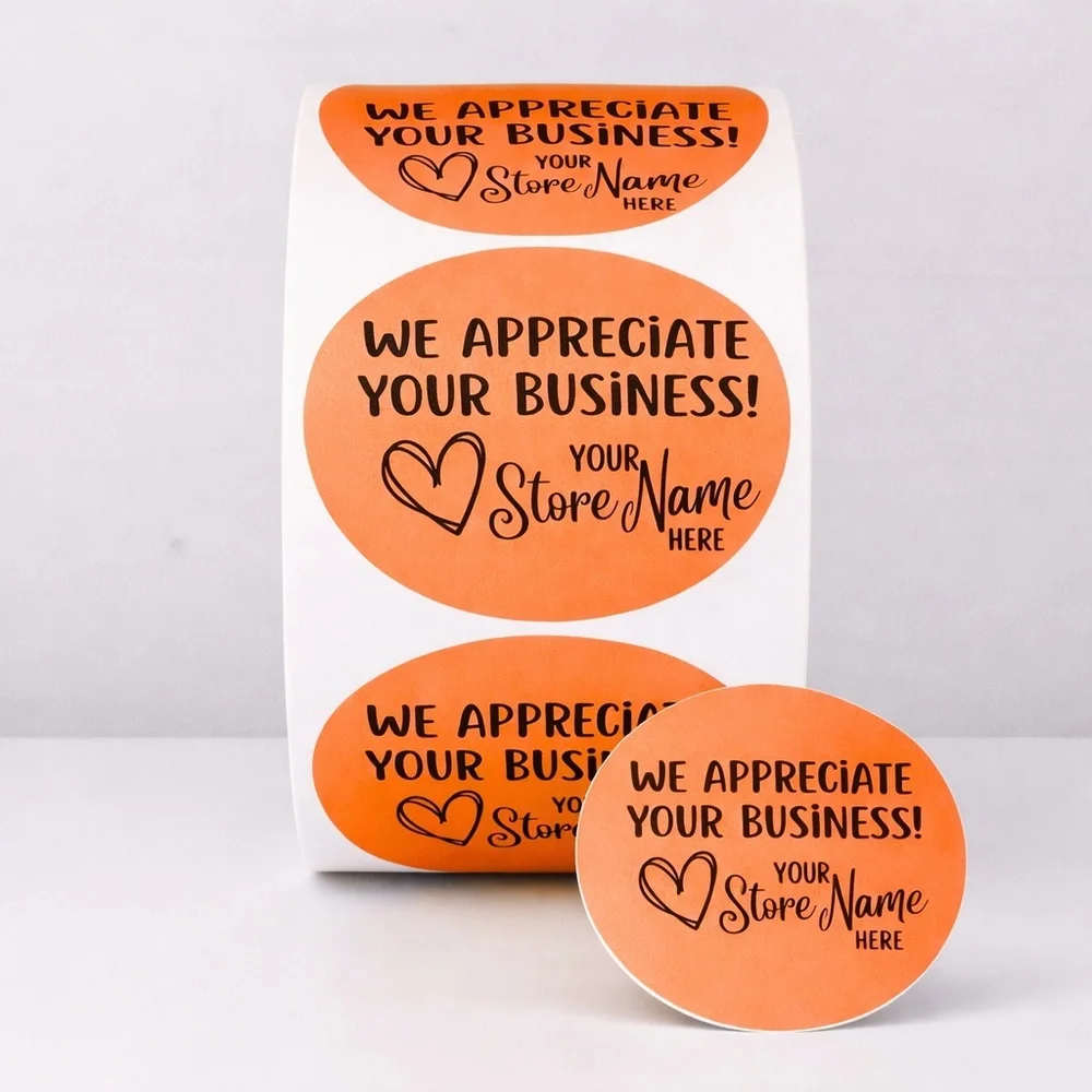 Custom Thank You Stickers – Add Your Store Name 2